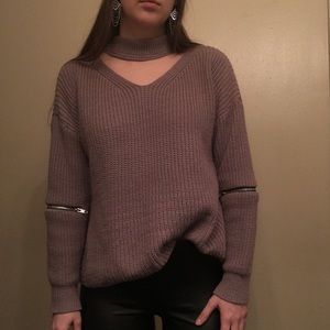 Purple Sweater